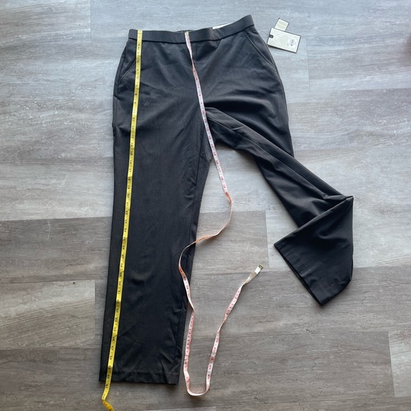 NWT Dana Buchman® Midrise Comfort-Waist Pull-On Gray Pants - 10 - Picture 5 of 7